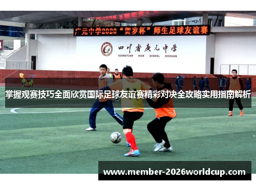 掌握观赛技巧全面欣赏国际足球友谊赛精彩对决全攻略实用指南解析